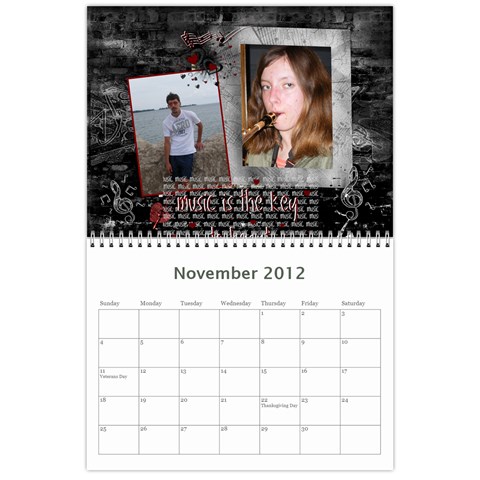 2012 Calendar By Monica Weber Nov 2012