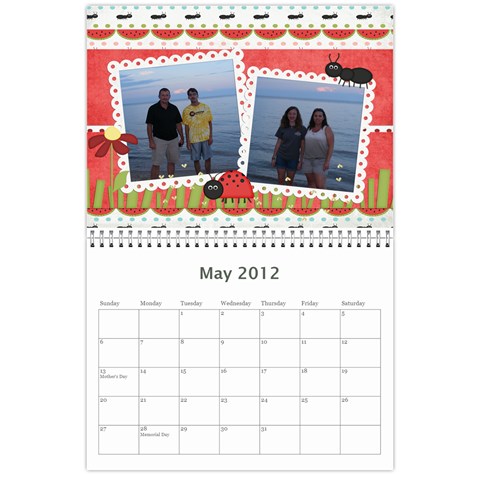 2012 Calendar By Monica Weber May 2012