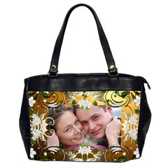 Tangled in Love Oversized (2 Sided) Office Bag - Oversize Office Handbag (2 Sides)