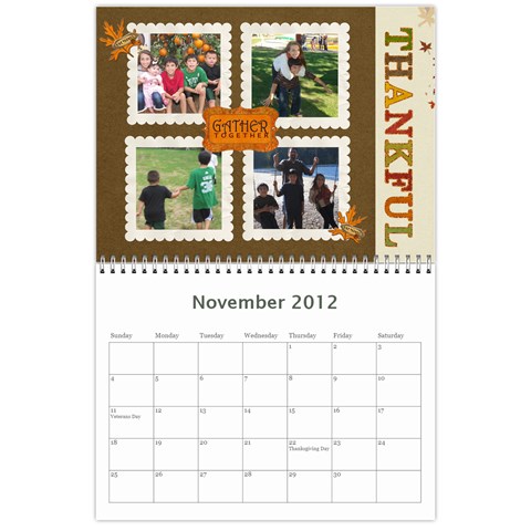 2012 Calendar By Karen Betancourt Nov 2012