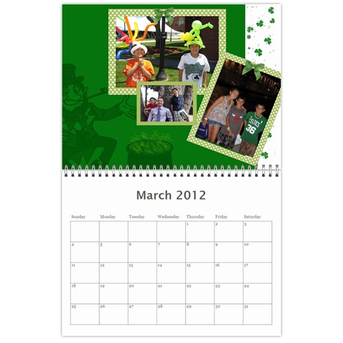 2012 Calendar By Karen Betancourt Mar 2012