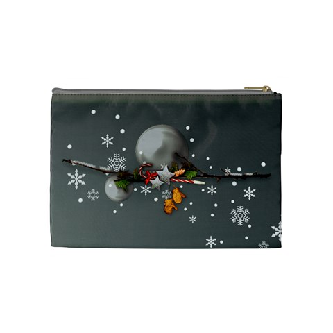 Merry Christmas Cosmetic Bag (m) By Elena Petrova Back