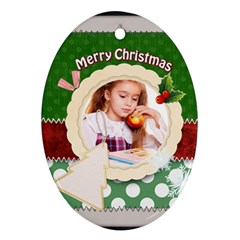 christmas - Oval Ornament (Two Sides)