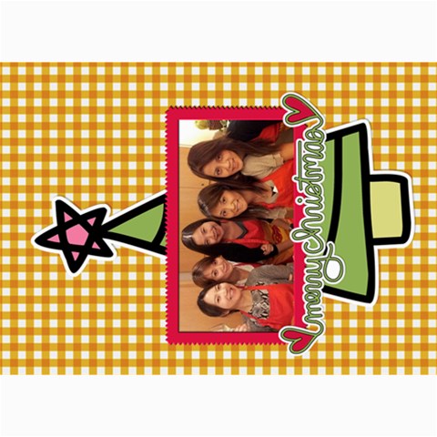 Xmas By Tammy 7 x5  Photo Card - 27