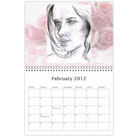 2012 Calendar By Jiji Li Feb 2012