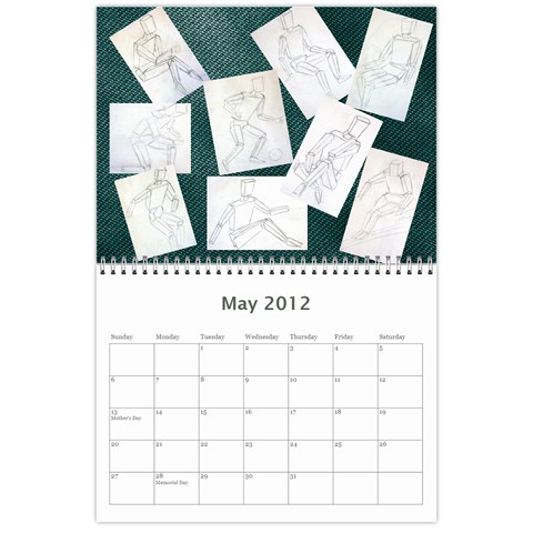 2012 Calendar By Jiji Li May 2012
