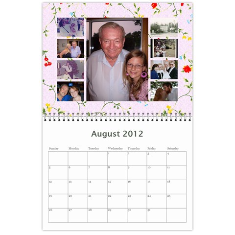 2012 Calendar For Christmas By Bertie Aug 2012