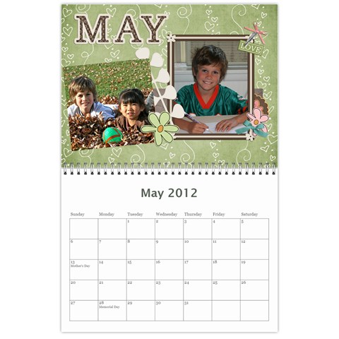 Calendar By Lenette May 2012