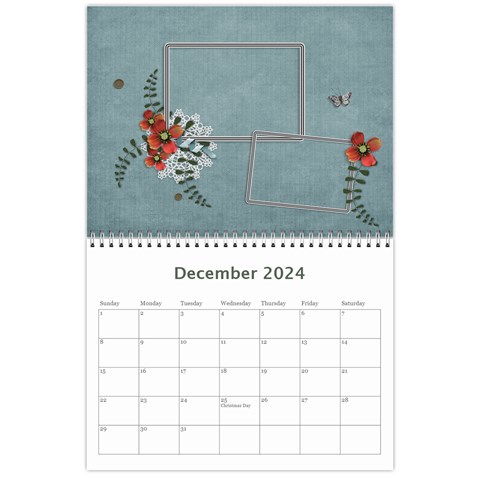 Wall Calendar 11 X 8 5 : Cherished Memories By Jennyl Dec 2024
