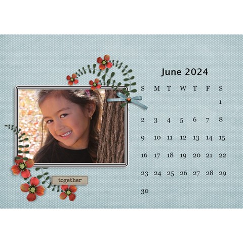 Desktop Calendar 8 5  X 6  Cherished Memories By Jennyl Jun 2024