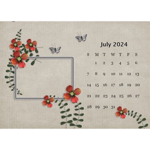 Desktop Calendar 8 5  X 6  Cherished Memories By Jennyl Jul 2024