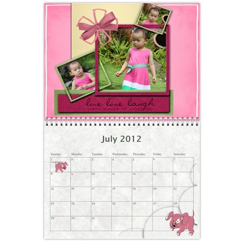 2011 Calendar By Quyen Hue Huynh Jul 2012