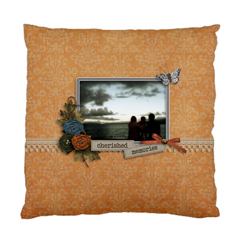 Cushion Case (one Side): Cherished Memories By Jennyl Front