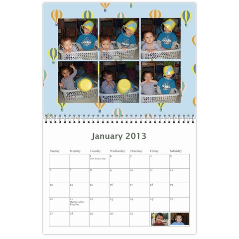 Calendar Jan 2013