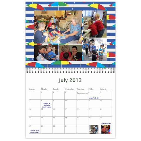 Calendar Jul 2013