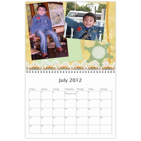 Calender 2012 By Sreelatha Jul 2012