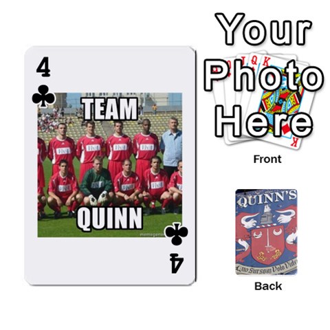 Cards For Quinns By Will Front - Club4