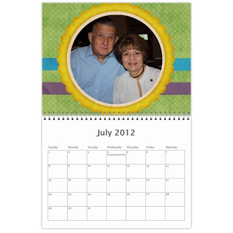 Calendario Dario By Edna Jul 2012