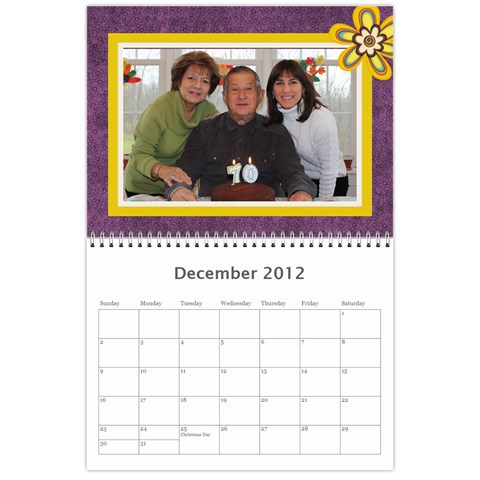 Calendario Jose By Edna Dec 2012