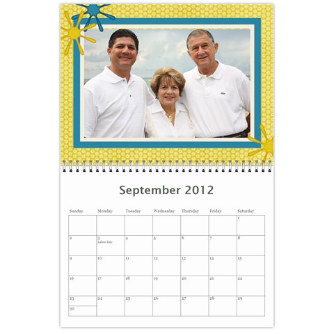 Calendario Jose By Edna Sep 2012