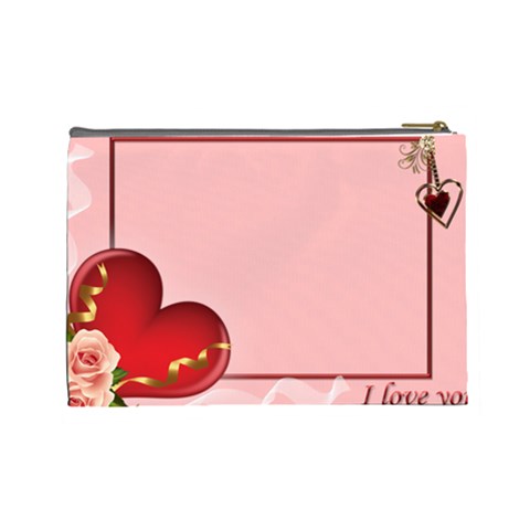 Love You (large) Cosmetic Bag By Deborah Back