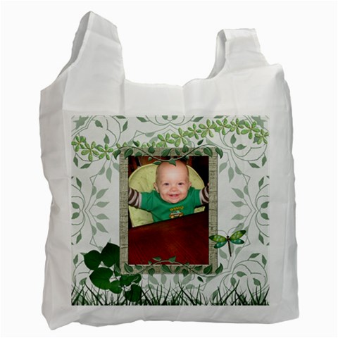 Green Nature Recycle Bag (2 Sided) By Lil Front