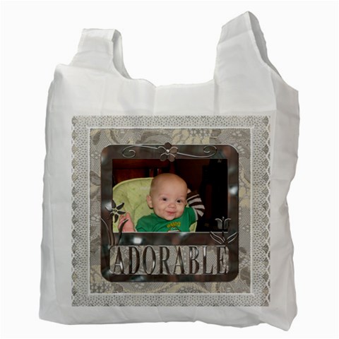 Adorable Family Recycle Bag (2 Sided) By Lil Back