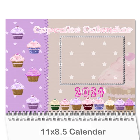 2024 Cupcake Calendar Starting In February By Claire Mcallen Cover