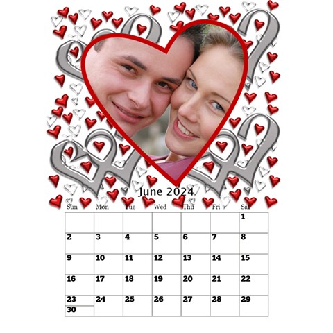 Our Love Calendar (any Year) By Deborah Jun 2024