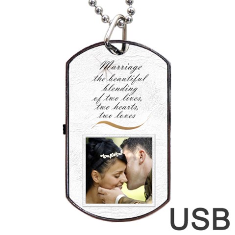 Marriage Dog Tab Usb (2 Sided) By Deborah Front
