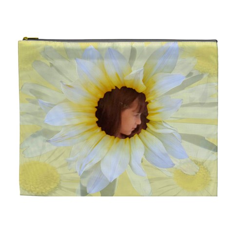 Daisy Xl Cosmetic Bag By Kim Blair Front