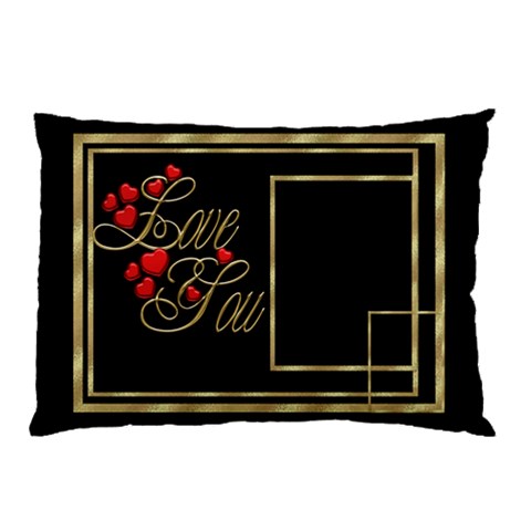Love You (2 Sided) Pillow Case By Deborah Back