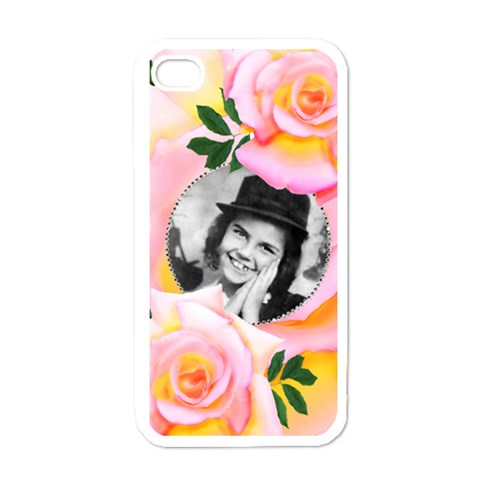 Peace Rose Apple Iphone 4 Case By Kim Blair Front