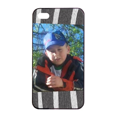 Zebra Iphone 4/4s Case By Kim Blair Front