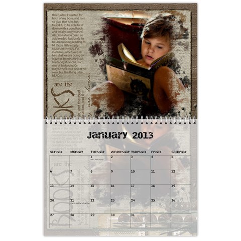 2012 Calendar By Carola Tolleson Jan 2013