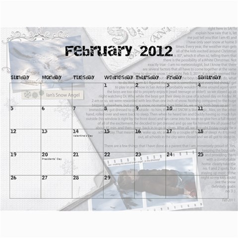 2012 Calendar By Carola Tolleson Mar 2012