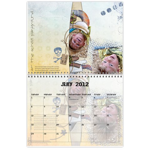 2012 Calendar By Carola Tolleson Jul 2012