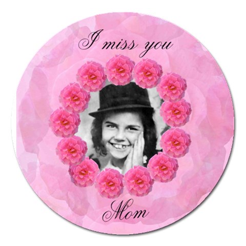 Miss You Mom 5 In  Magnet By Kim Blair Front