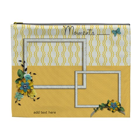 Xl Cosmetic Bag: Moments 3 By Jennyl Front