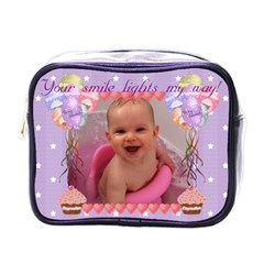 Cupcake balloons your smile mini toiletry bag - Mini Toiletries Bag (One Side)