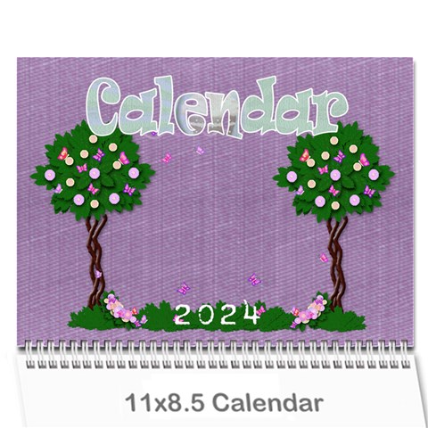 2024 My Imagination 12 Month Calendar By Claire Mcallen Cover