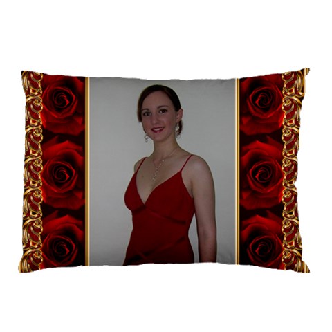 My Rose 2 Pillow Case (2 Sided) By Deborah Front