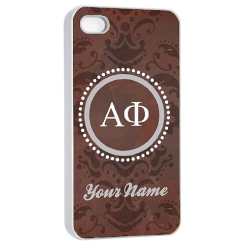 Alpha Phi Sorority Iphone 4/4s Case By Klh Front