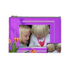 Happy Times 2 Large Cosmetic Bag - Cosmetic Bag (Large)