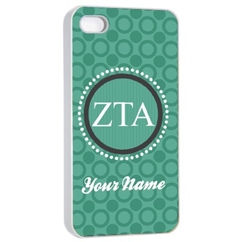 Zeta Tau Alpha Sorority Iphone 4/4s Case By Klh Front