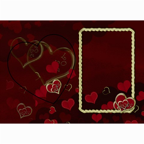 2024 February Start Red Love Heart Calendar By Claire Mcallen Last Logo Page