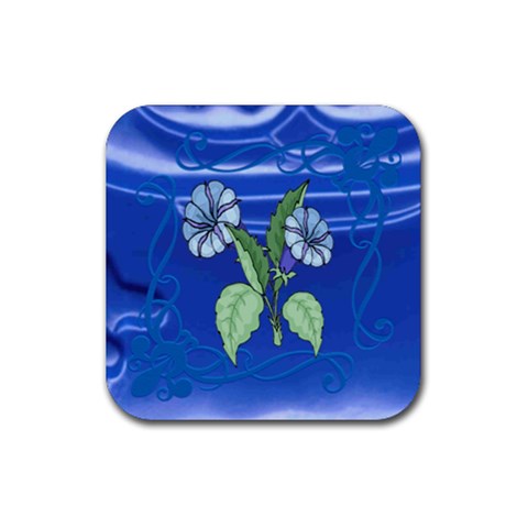 Blue Bouquet Coaster By Birkie Front
