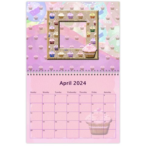 2024 Cupcake Calendar March By Claire Mcallen Apr 2024