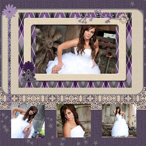 Wedding Scrapbook By Karalee 12 x12  Scrapbook Page - 6