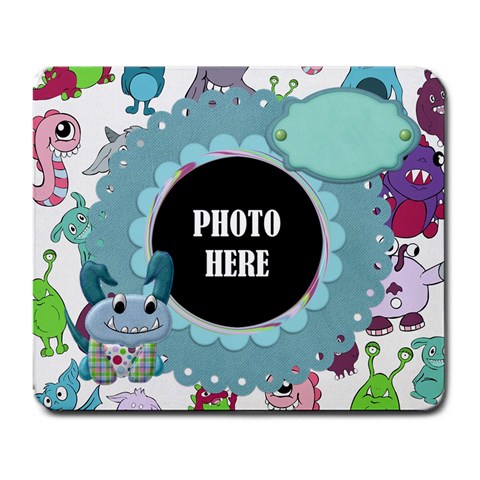 Monster Party Mouse Pad 1 By Lisa Minor Front